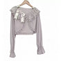 Single piece purple cardigan / S