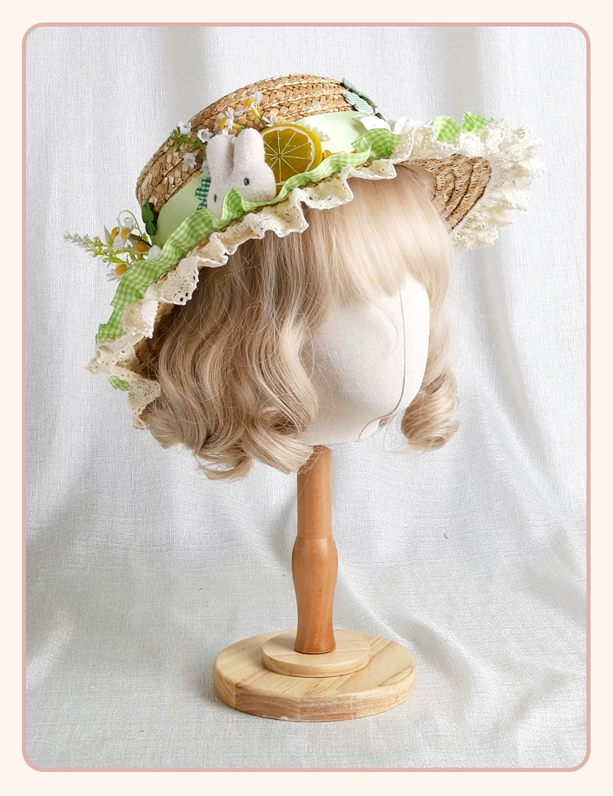 Stardust Rose - Pastoral Spring - Headwear with lace trim