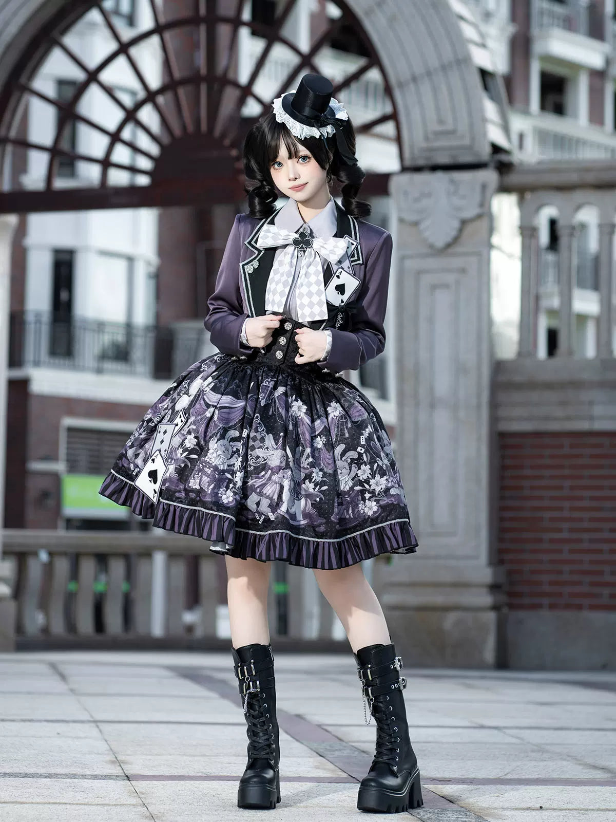 Your Princess - Magic Troupe - Gothic Lolita Outfit, Bunny Printed Skirt