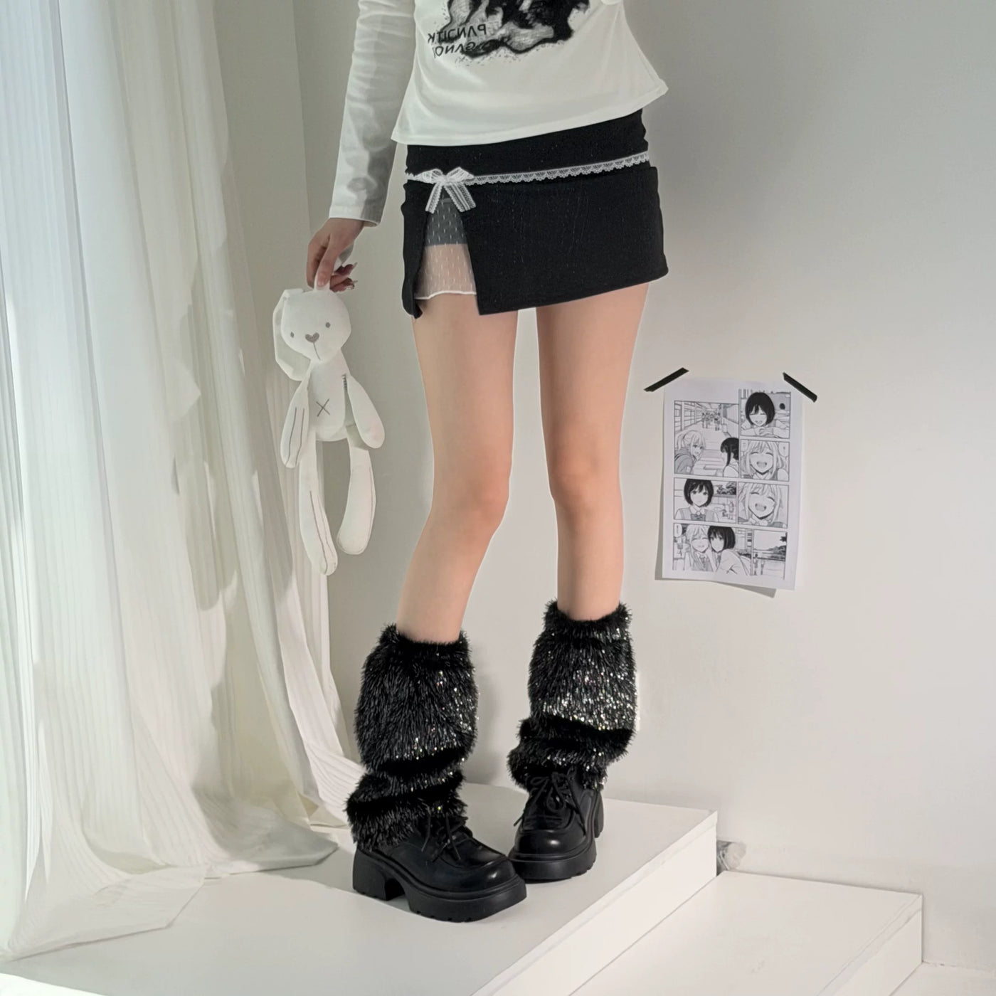 Fantasy Doll - Dreamy Doll - Knitted Leg Warmers with Over-Knee, Footed and Patterned Options