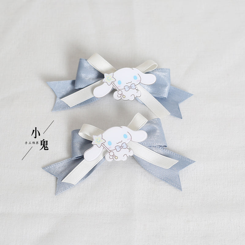 Xiaogui - Kawaii Lolita Cinnamoroll Headdress KC No.8 star clips (one pair)