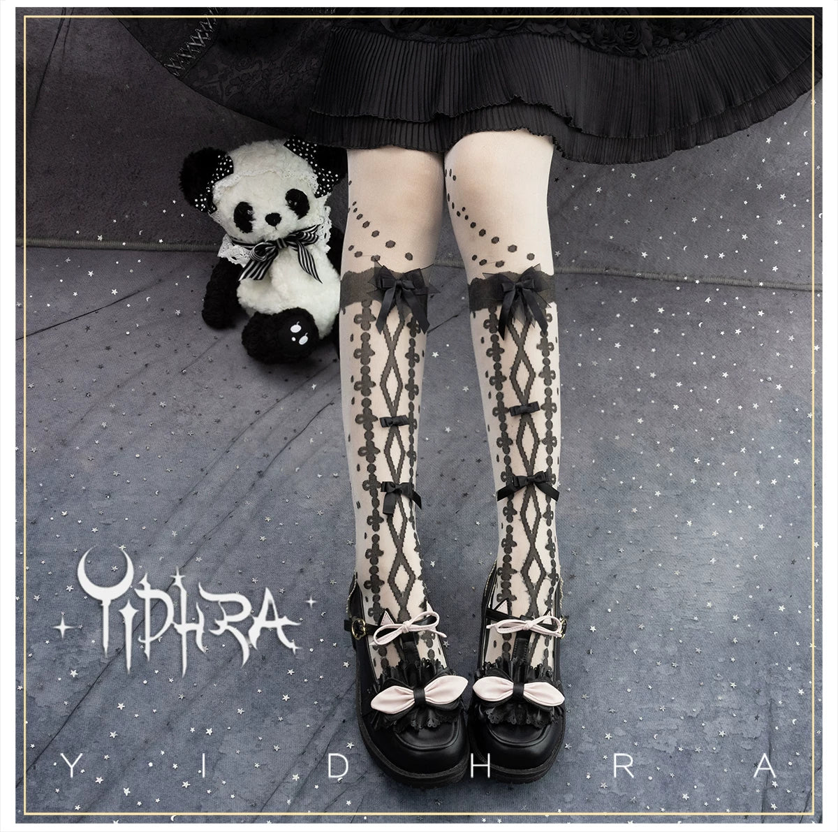 Yidhra Bridal Song Special Edition Lolita Tights – detail view 4