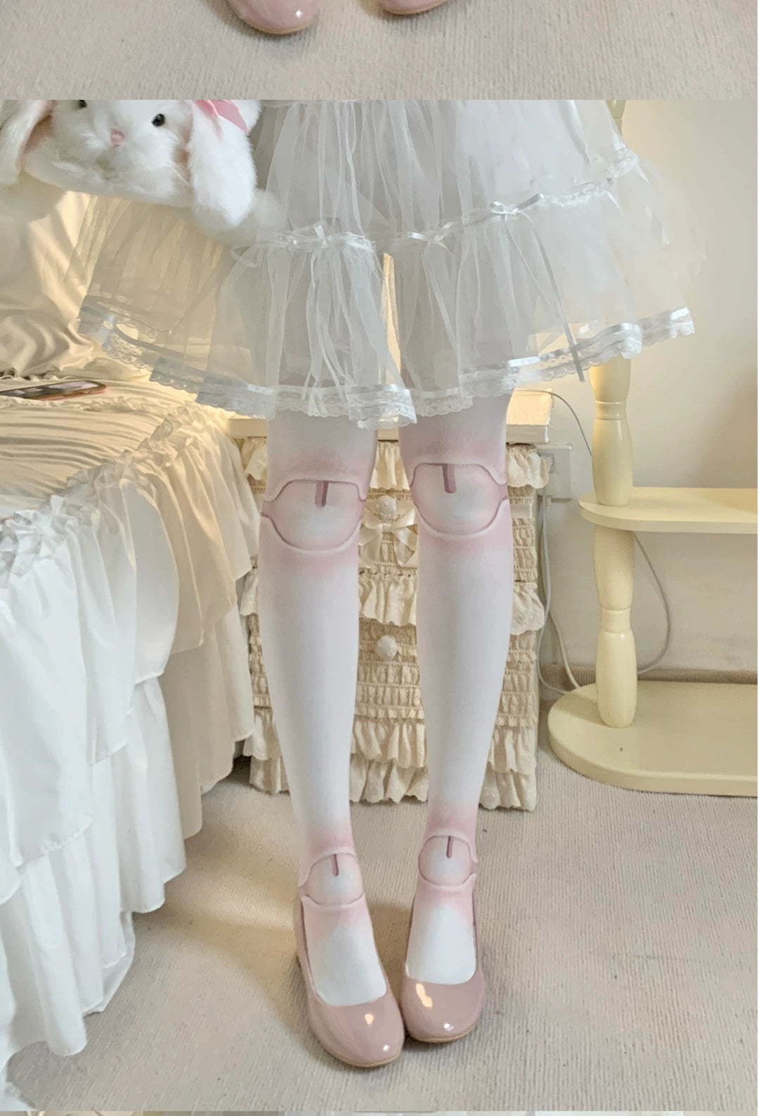 roji roji - Jointed Doll - Tights, Stockings and Over-the-Knee Socks with Printed Details