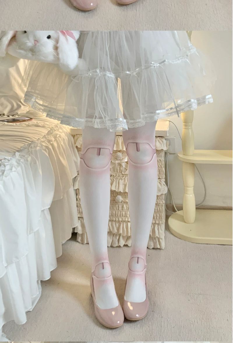 roji roji - Jointed Doll - Tights, Stockings and Over-the-Knee Socks with Printed Details