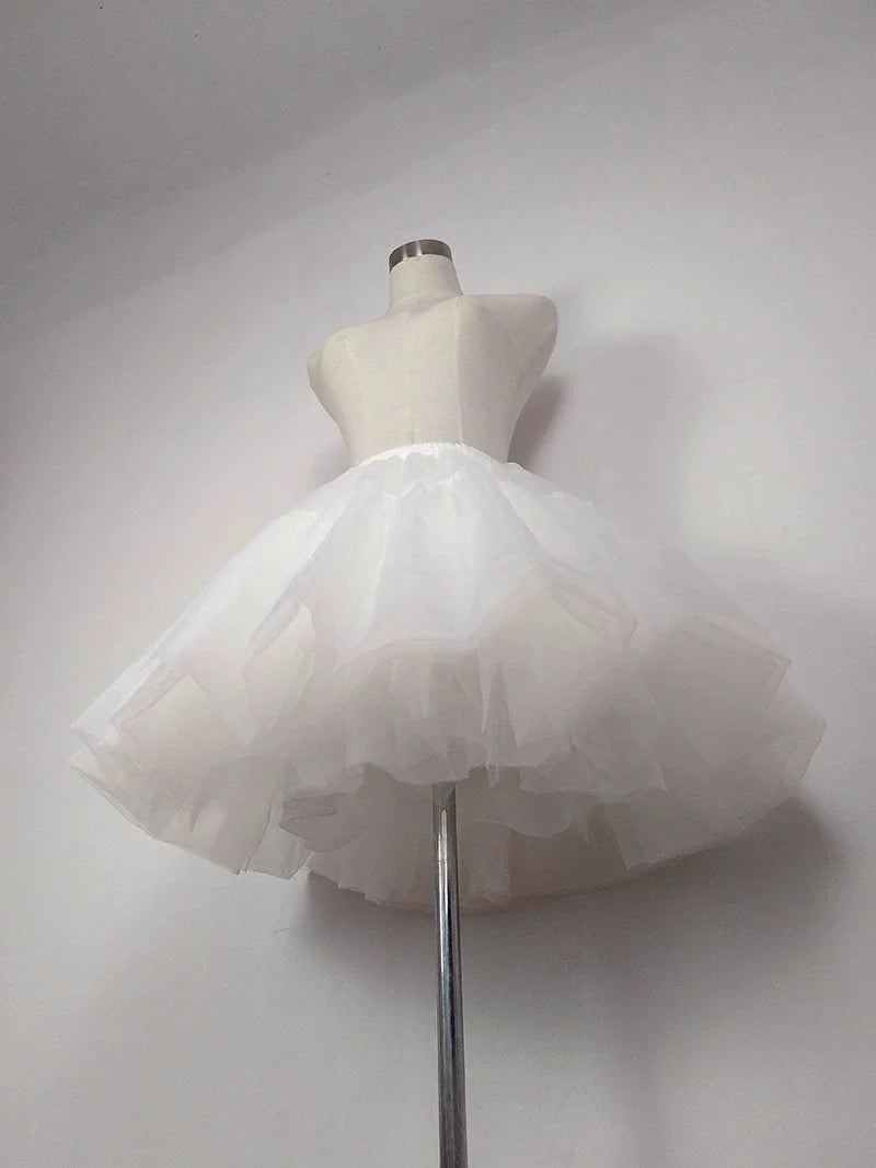 Krncrlo - Adjustable Lolita Hoop Puffy - Petticoat, 17.7" (45 cm) Petticoat