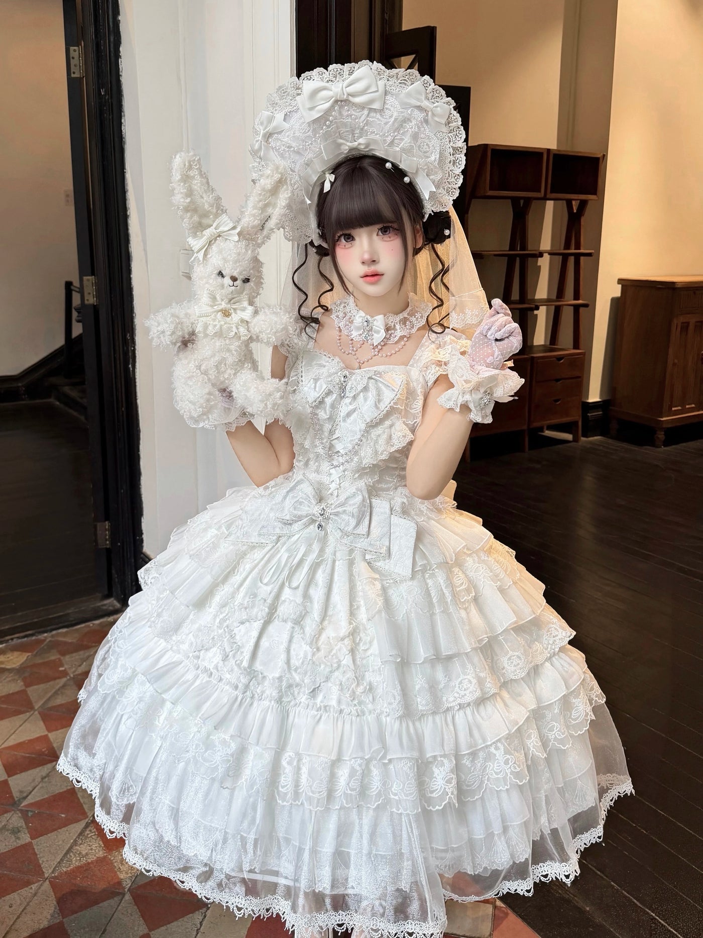 Miaolin Original - Rose Oath - Sweet Lolita JSK dress