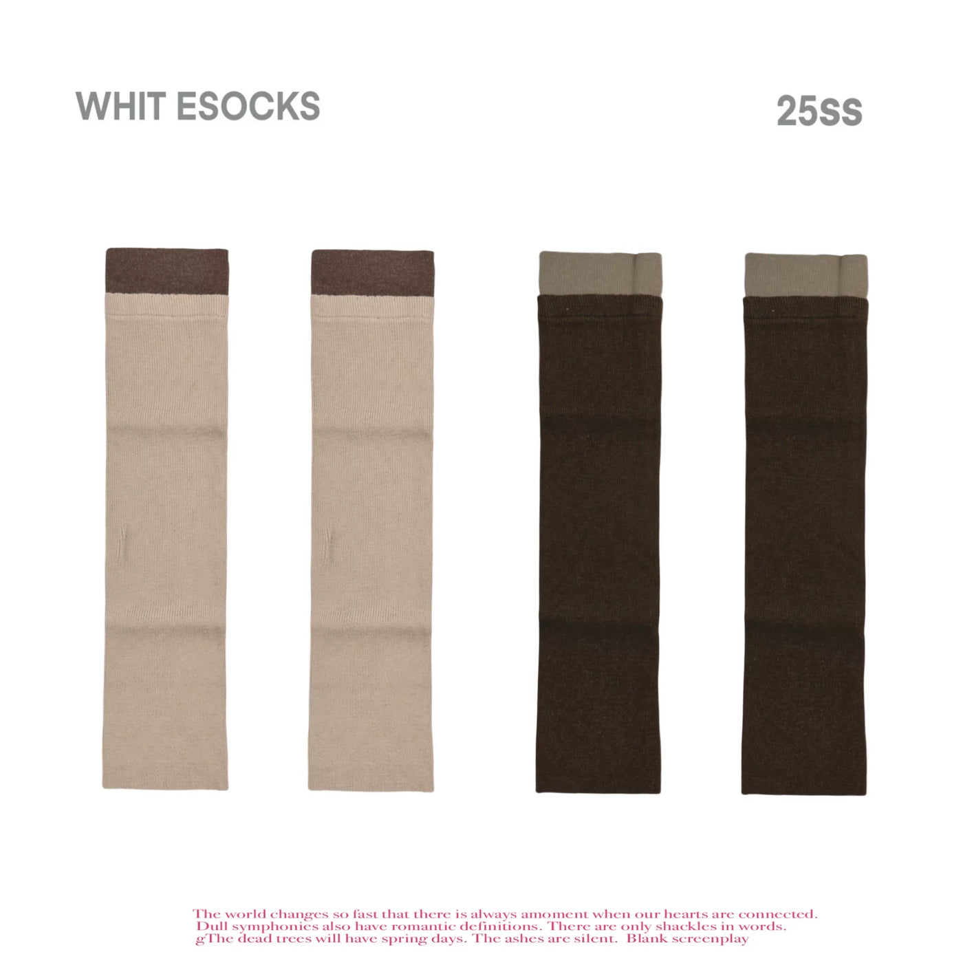 White Socks - Ribbed Slouch - Ribbed Mid-Calf Slouch Leg Warmers