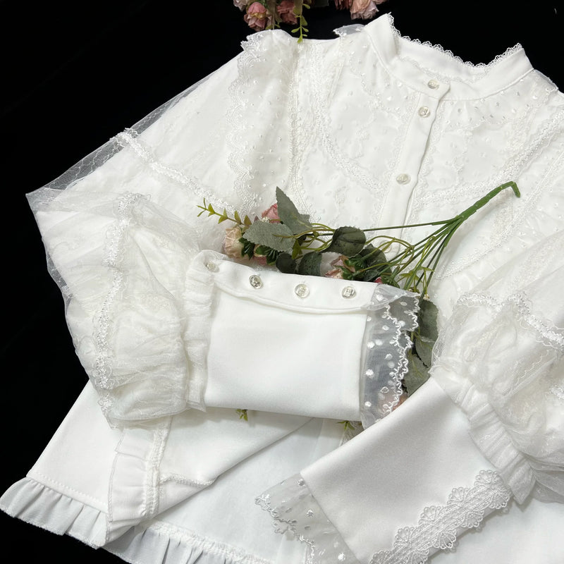 DMFS Lolita - Kawaii Lolita Shirt Winter Lolita - Shirt Innerwear