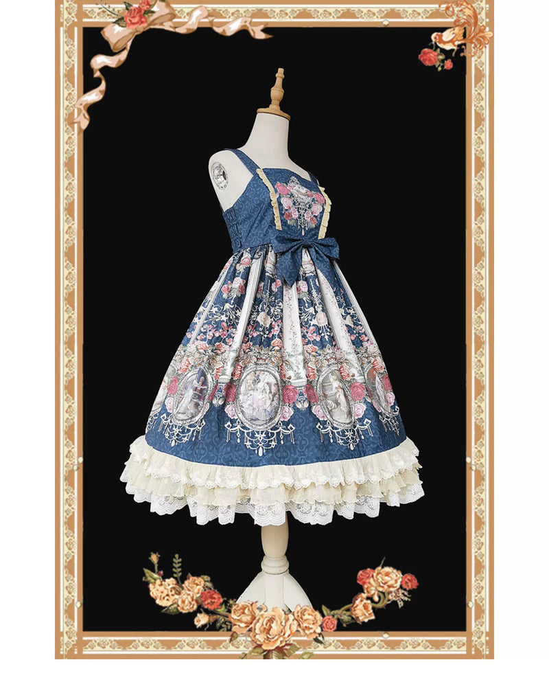 Infanta - Royal Fresco - Brushed Print JSK