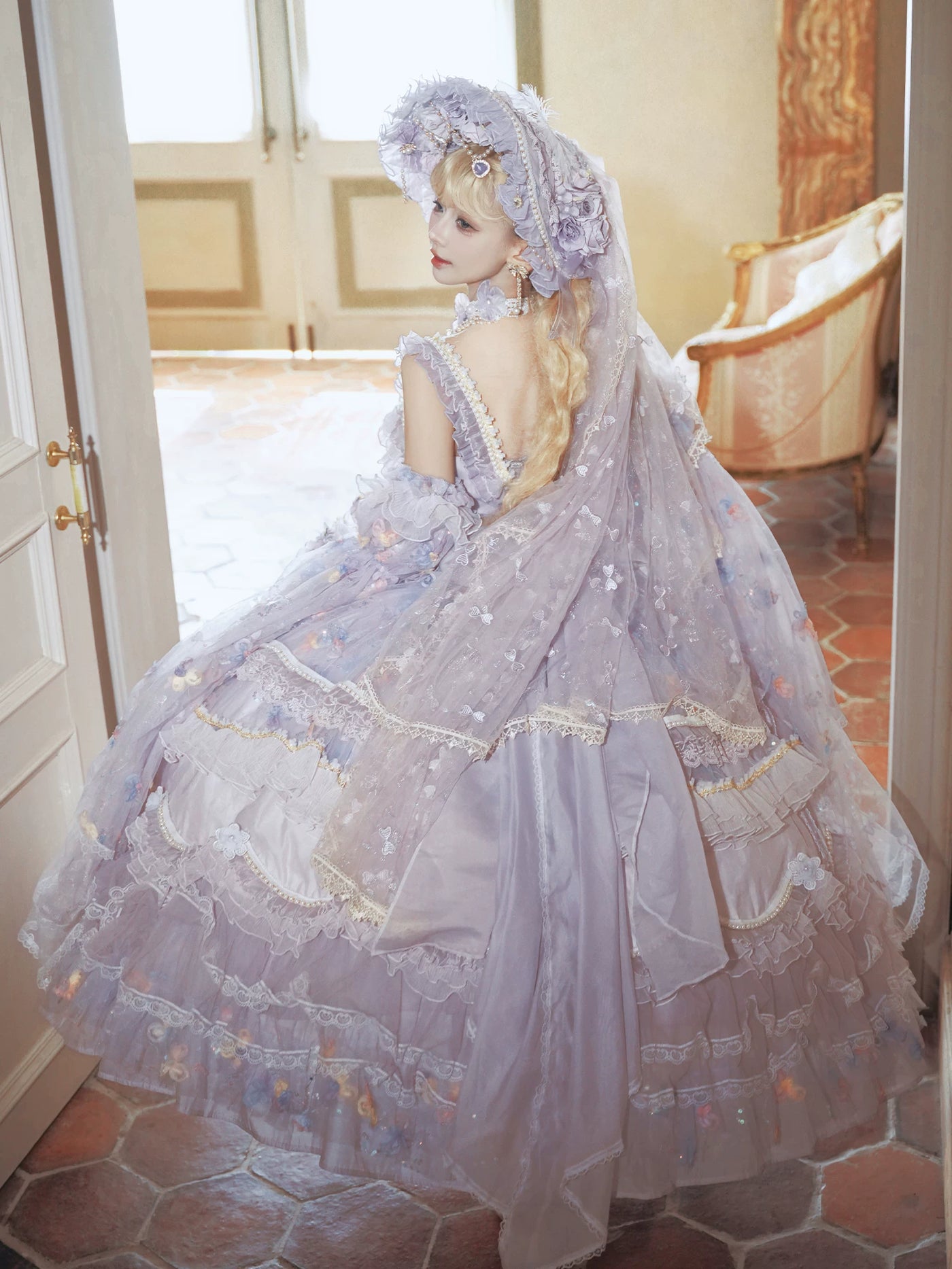 Cat Fairy - Princess on the Run - Lilac Lolita JSK