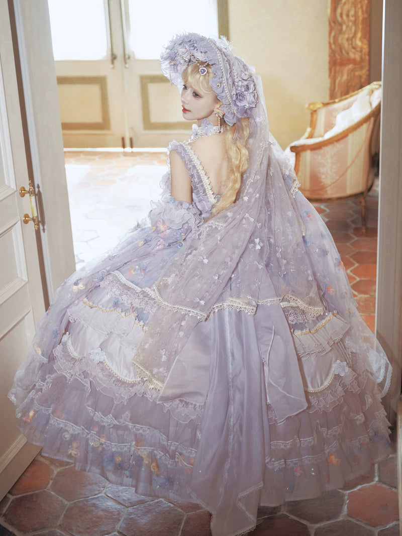 Cat Fairy - Princess on the Run - Lilac Lolita JSK