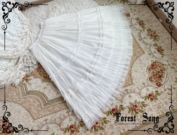 Forest Song - Morning Mist - Adjustable Tulle Petticoat