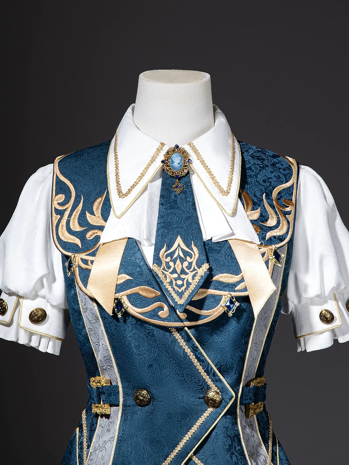 Your Princess - Contract Magic - Jacquard Ouji Lolita Vest Outfit