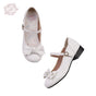 Bout Rond Mat Blanc Petit Talon / 34
