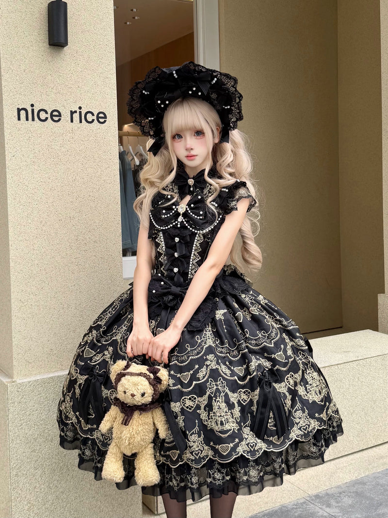 Floating Light Box - Floating City Spinning Poem - Sweet Lolita JSK