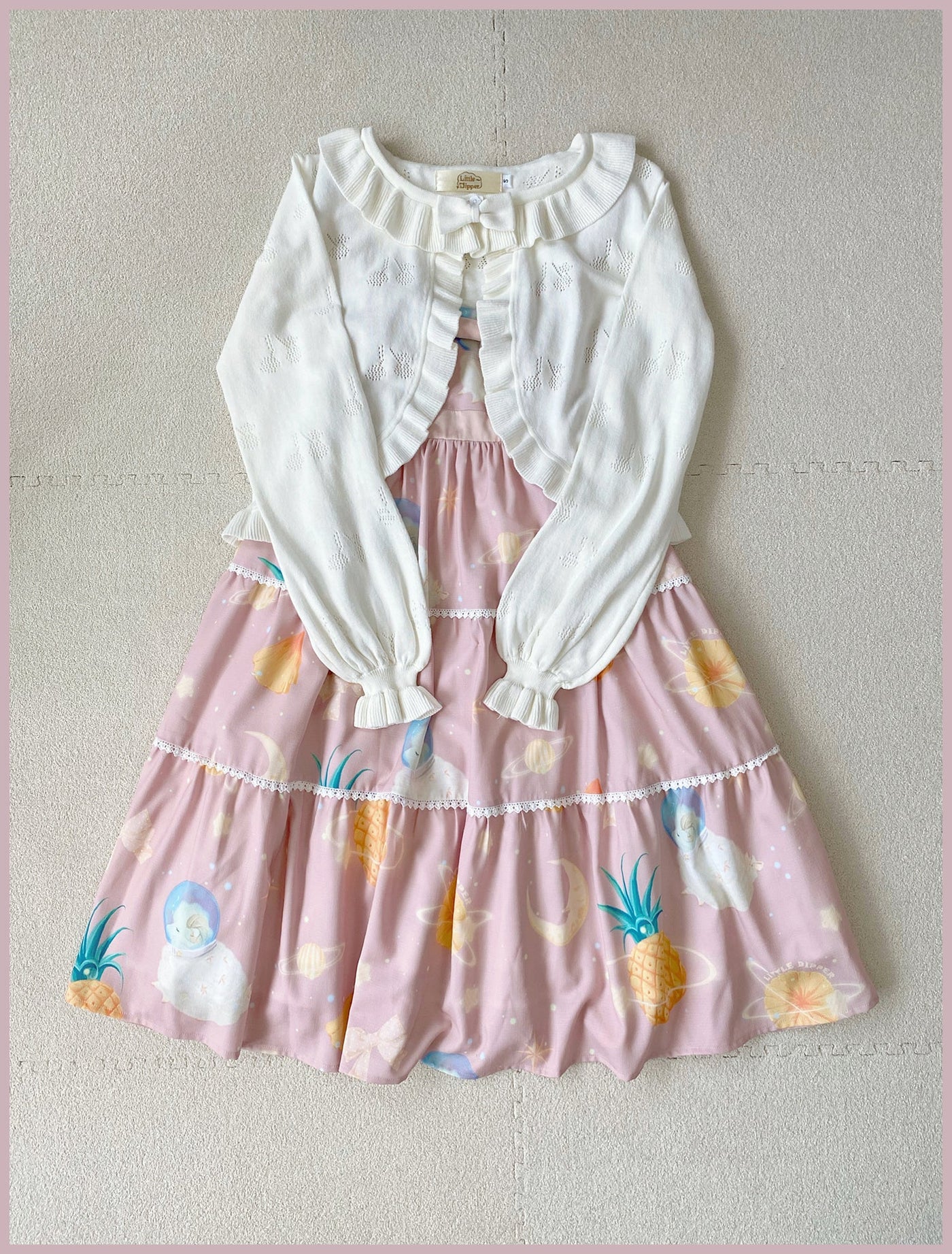 Little Dipper - Sweet Lolita Coat Long-sleeved - Cotton Cardigan Outerwear