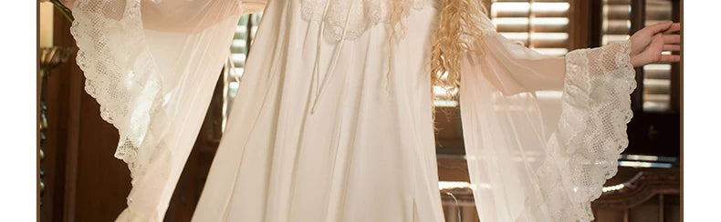 Inmorelli - Jasmine Manor - Edward OP dress with flared lace cuffs