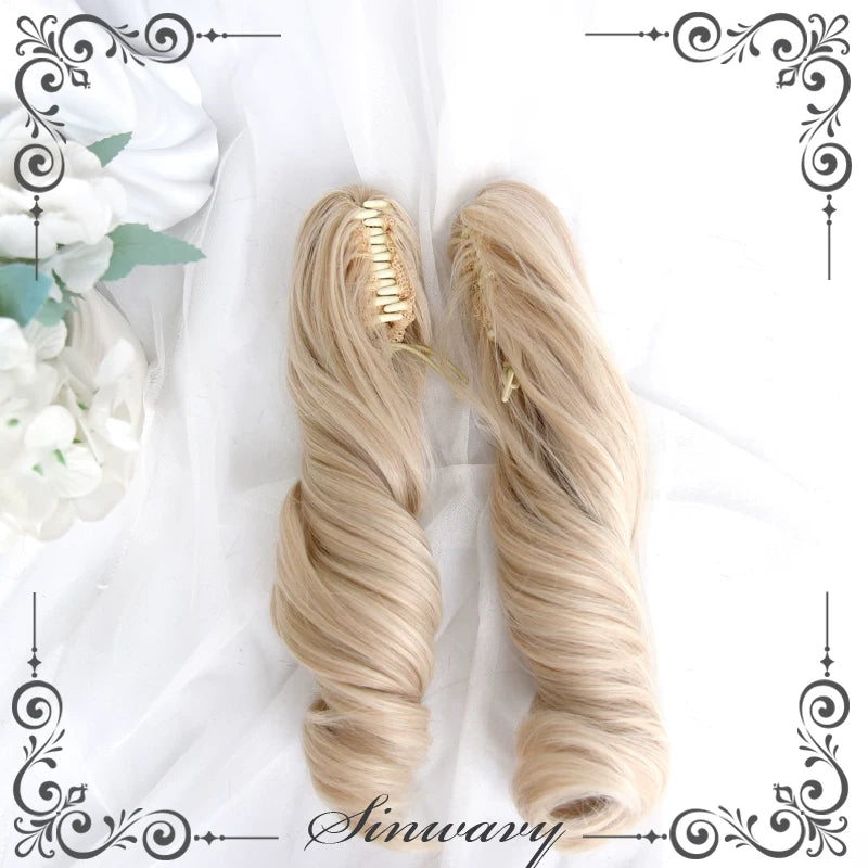 Sinwavy pearl-beige twin ponytail wig - view 4
