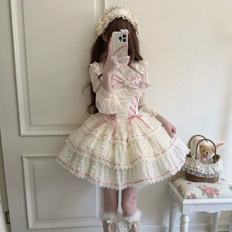 Hanguliang Flower Letter JSK Dress
