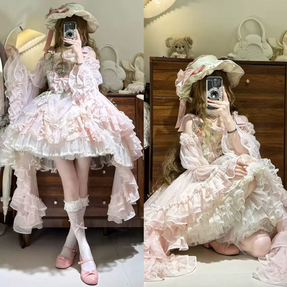 AF Butterfly Wing dotted-tulle Lolita blouse - main view
