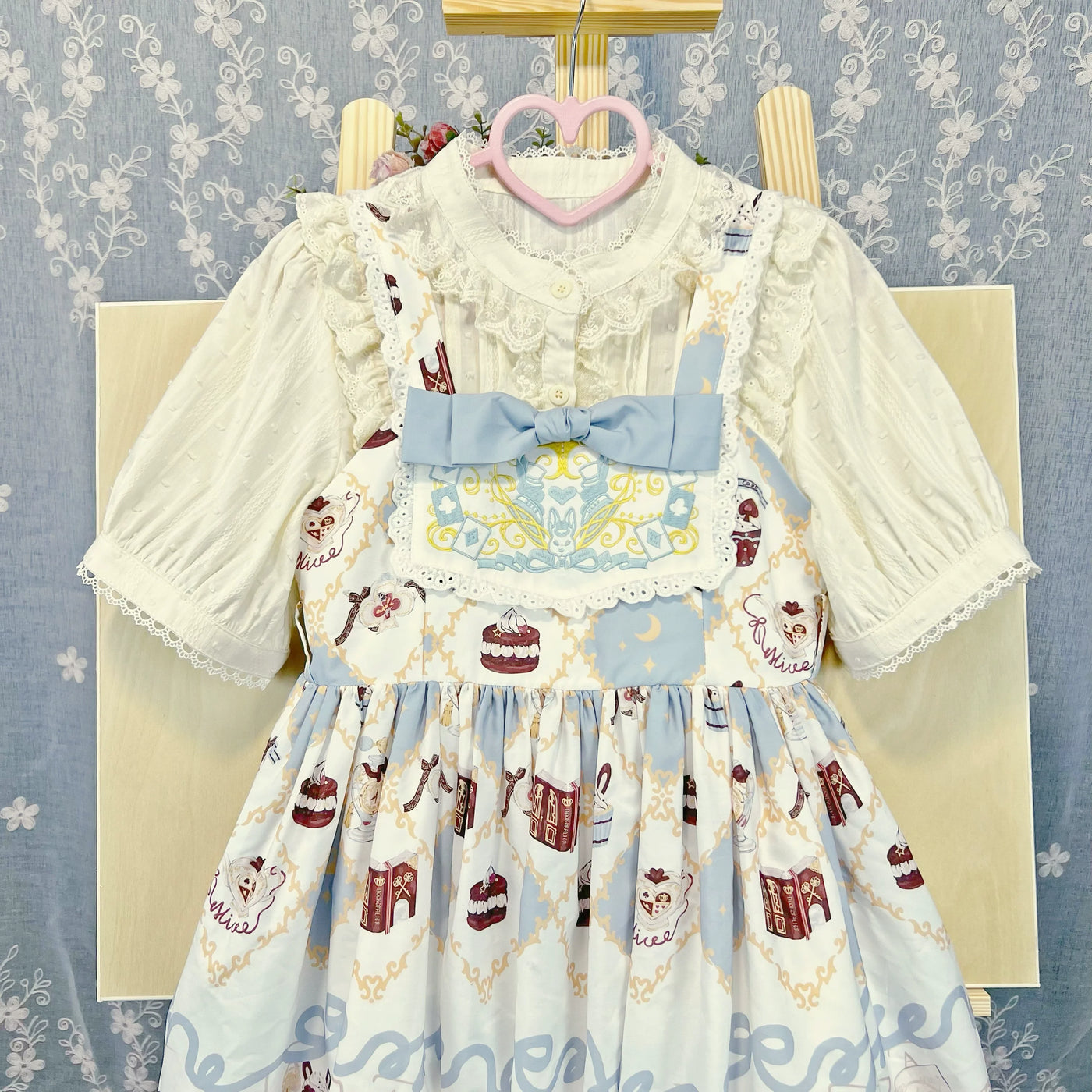 DMFS Lolita - Sweet Lolita Blouse Cotton Summer - Short Sleeve Shirt Innerwear
