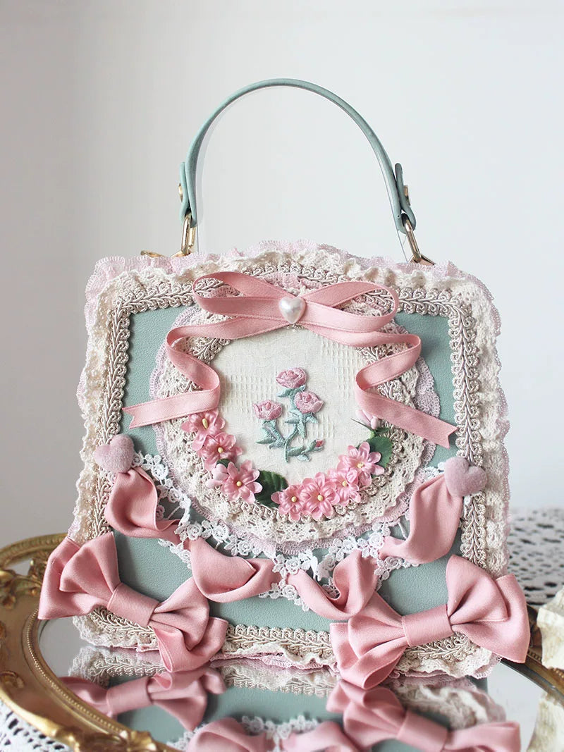 Lolita - Sweet Lolita Floral Lace Bag - Individually Selectable