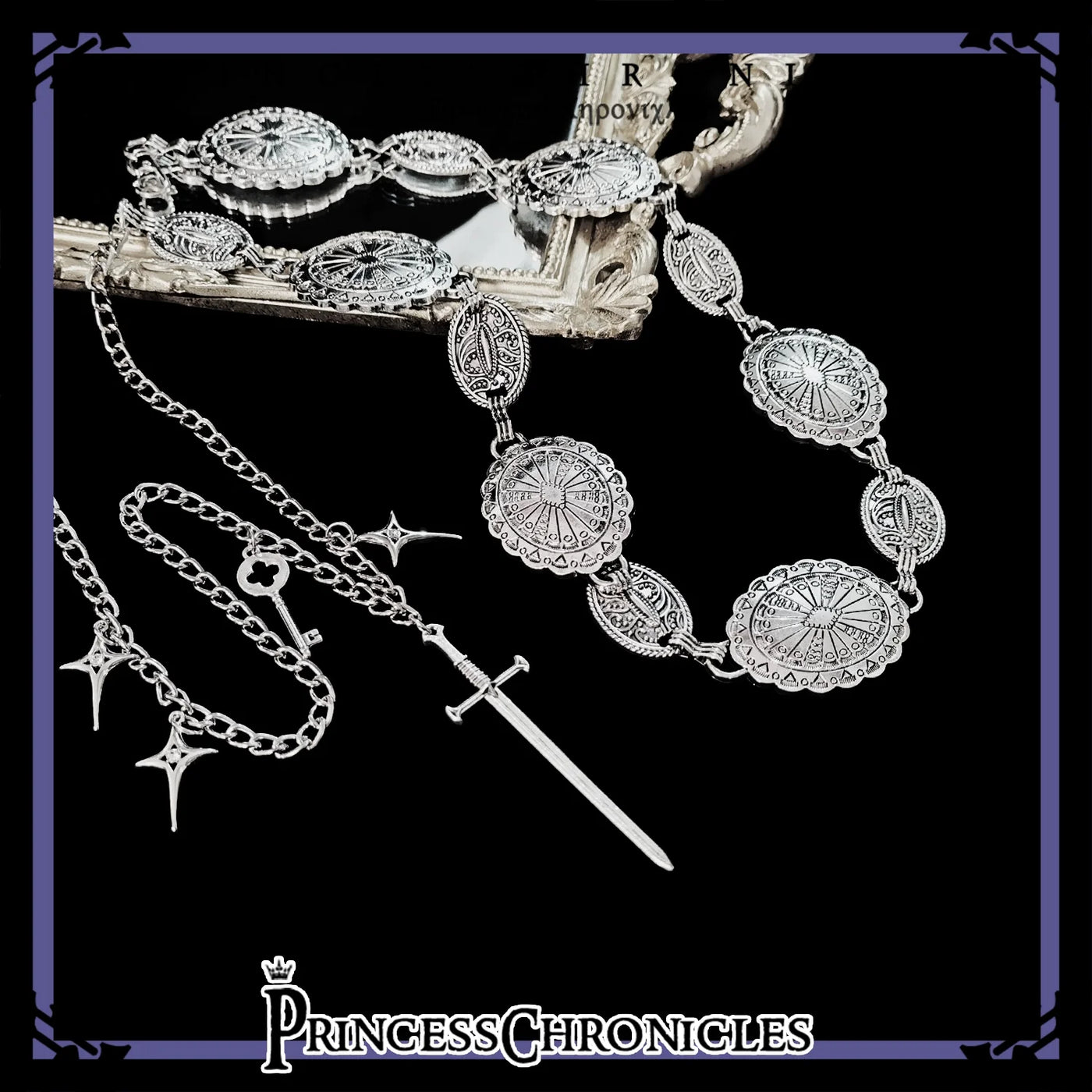 Rabbit Hunt 2.0 - Retro Ouji Lolita Metal Waist Chain Waist Chain