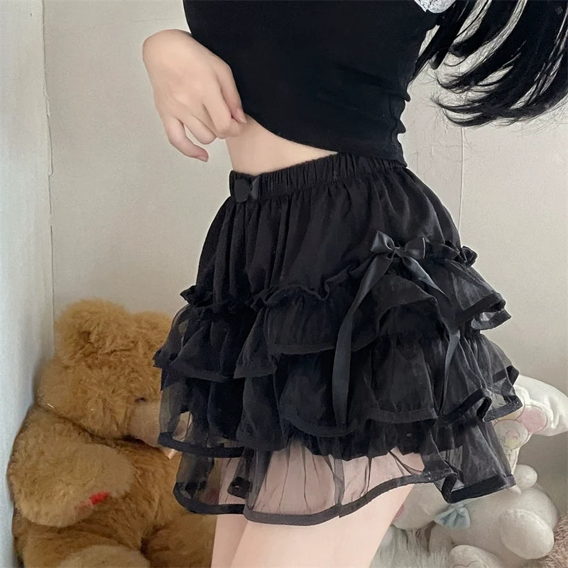 Sugar Girl - Summer Lolita Bloomers - Double Layer Anti-Exposure Shorts SK Skirt