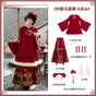 OP Dress Ma-Front 6-Piece set (OP Dress + Leg Warmers + Brooch + Headband + Ma-Front Skirt + Side Clip) In Stock / S