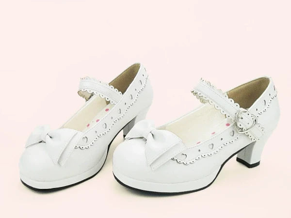 Sosic - Sweet Lolita Heel Shoes Butterfly - Bow Shoes Shoes