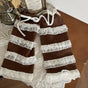 Brown sock covers, caramel brown / One Size