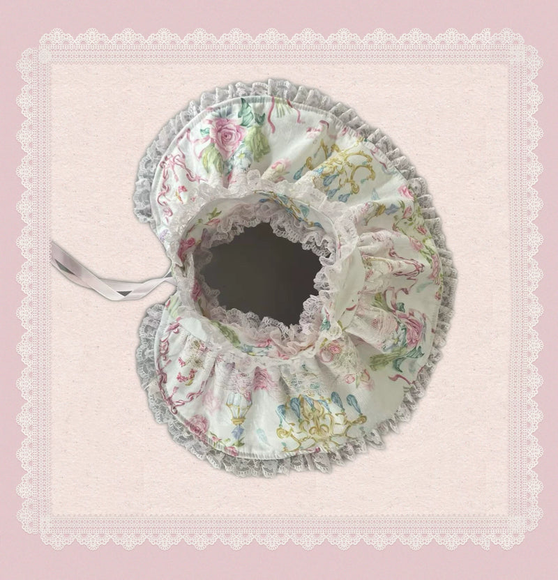 Tata Long Ear - 2025 Spring Vintage Floral Lolita - Tiered sweetheart