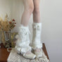 White sock covers / One Size