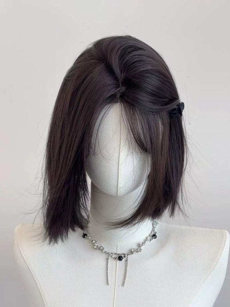 Kunkun Fish short blunt-cut lace-front wig - view 5