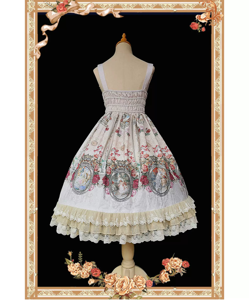 Infanta - Royal Fresco - Brushed Print JSK