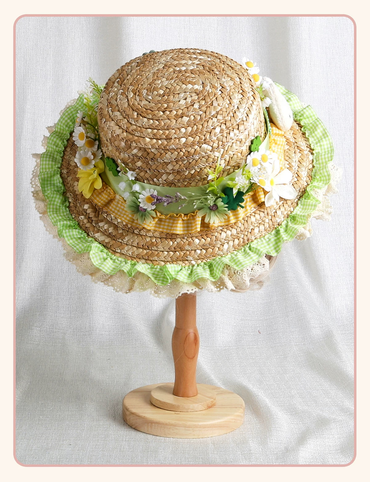 Stardust Rose - Pastoral Spring - Headwear with lace trim