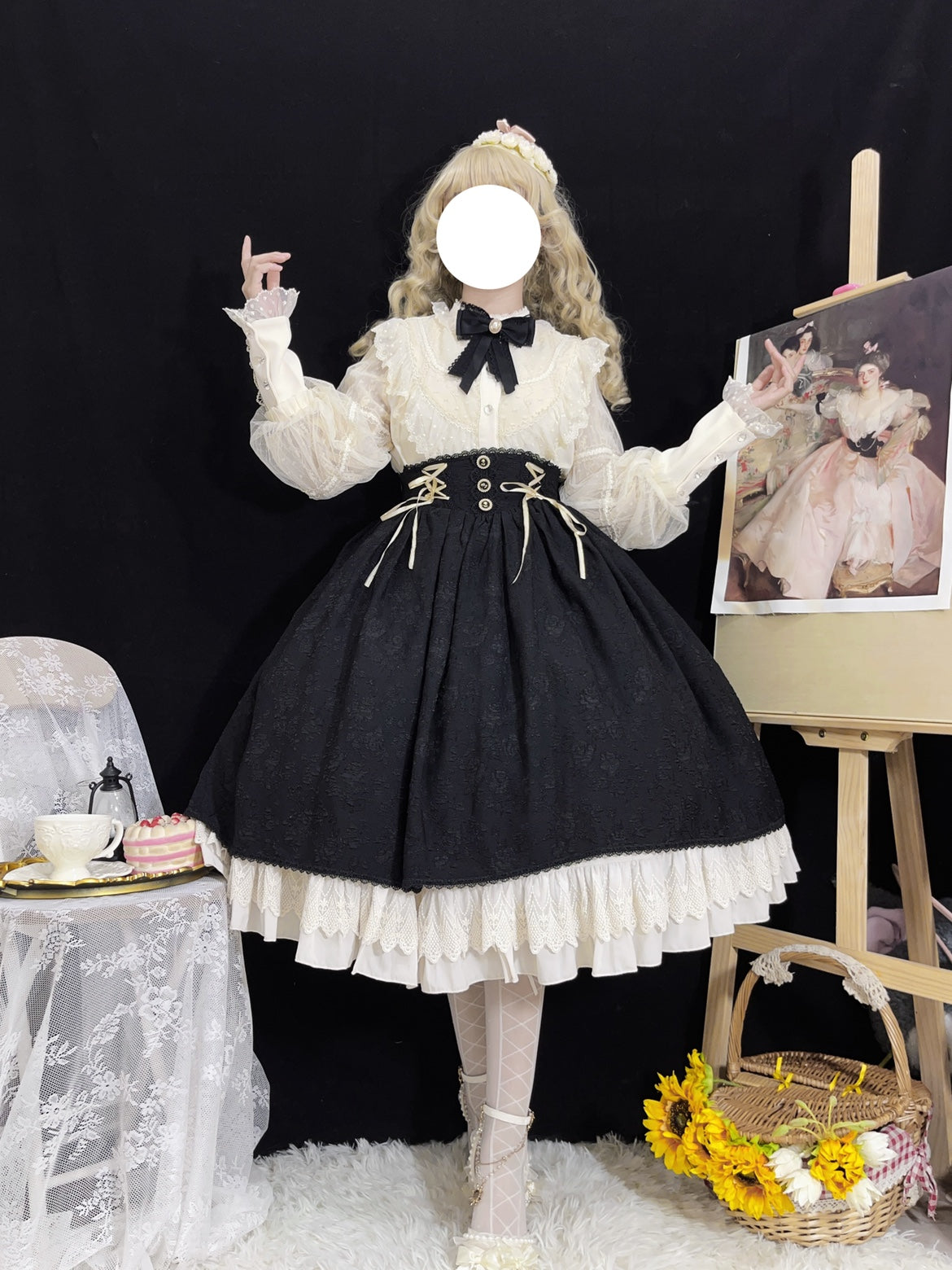 DMFS Lolita - Kawaii Lolita Shirt Winter Lolita - Shirt Innerwear