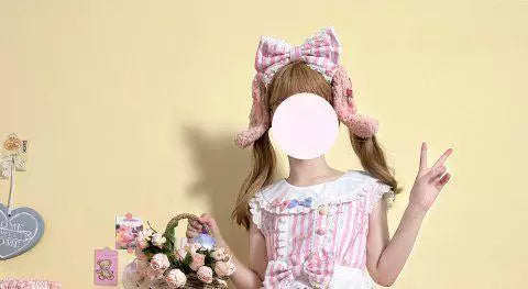 Sweetheart Dream Machine - Toy Room Print - Sleeveless OP Dress with Teddy-Bear Motifs