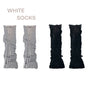 Gray + Black, 2-pair pack / One Size