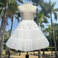 NiuNiu - Daily and Extra Puffy - 50cm Plus Size Lolita Petticoat - White – Daily Volume / 2XL