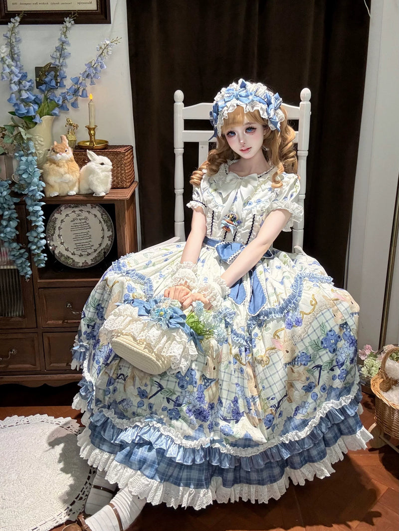 Doll Poetry - Blueberry Letter - Pastoral Sweet Lolita tea-length