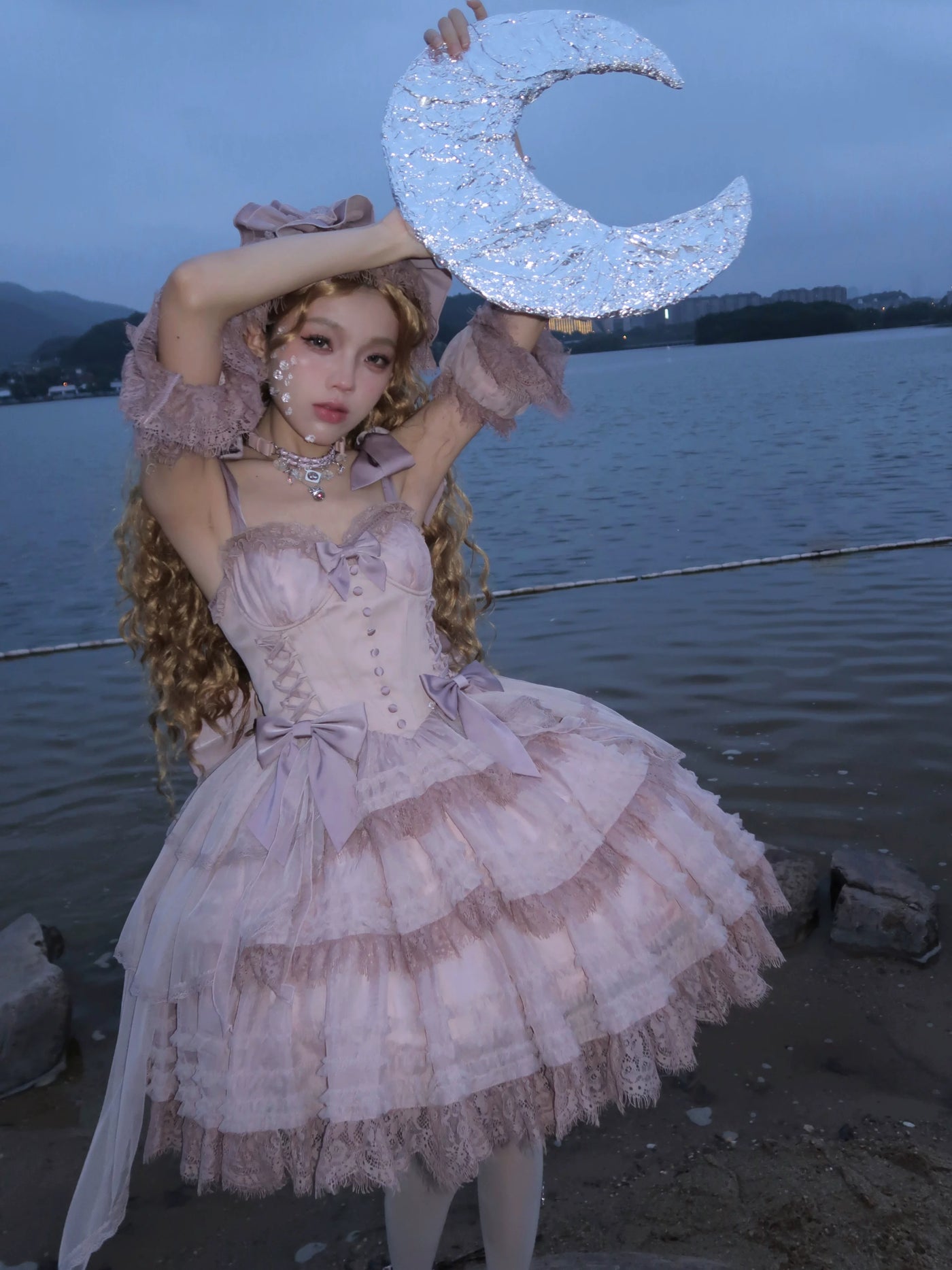 WF - Dream of Odette - Lace-Boned Ballet Skirt with Lace Detailing