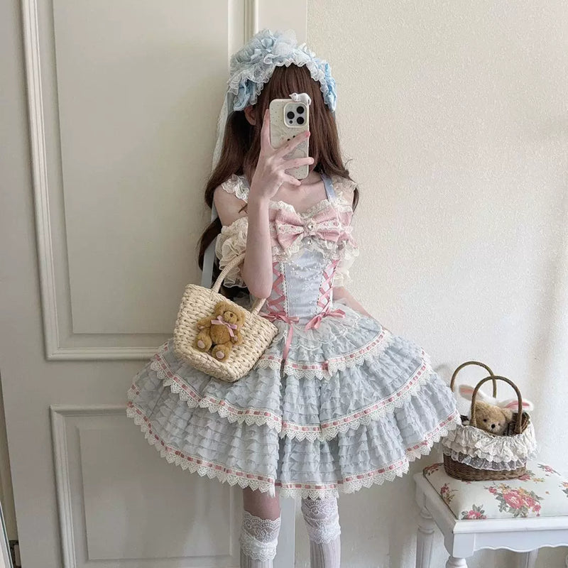 Hanguliang Flower Letter JSK Dress