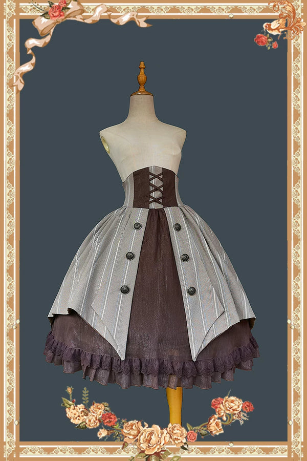 Infanta - Witch's Notebook - Asymmetric High-Waist Skirt