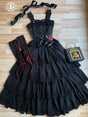 XS / Black Fitted camisole(with 3 bow pin and a strap)