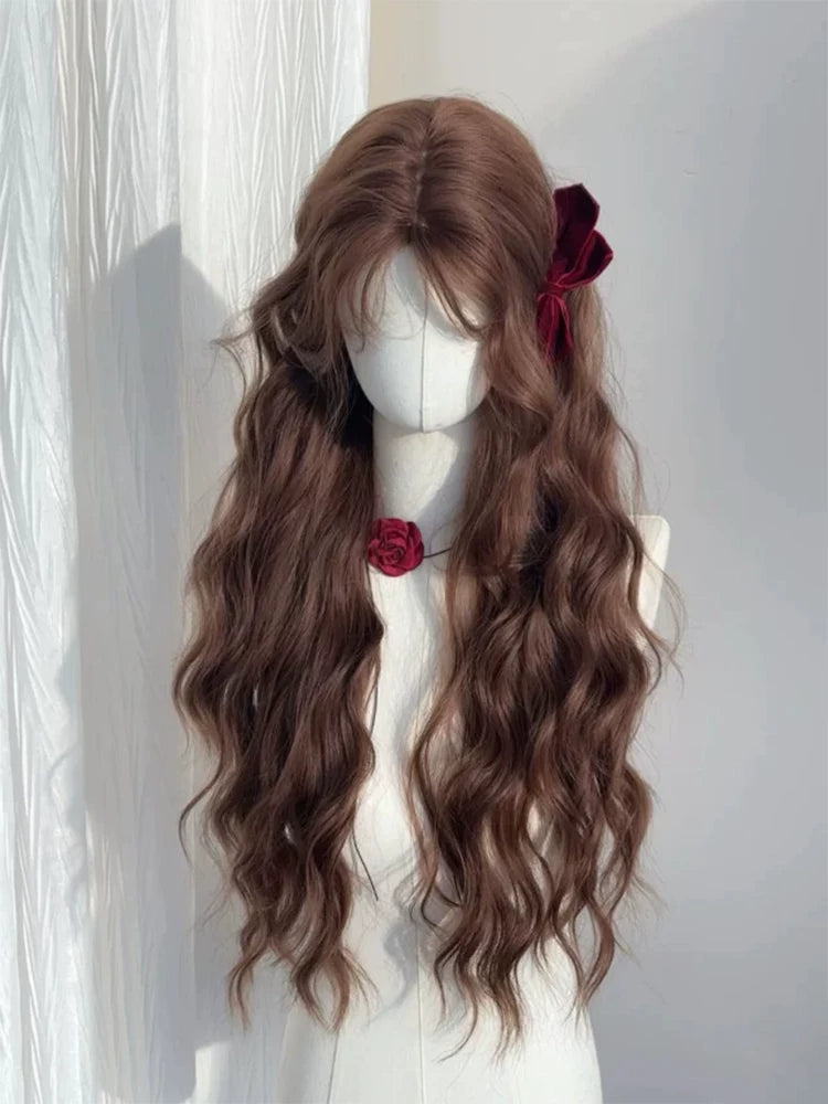 Kunkun Fish caramel chestnut curly wig - view 5