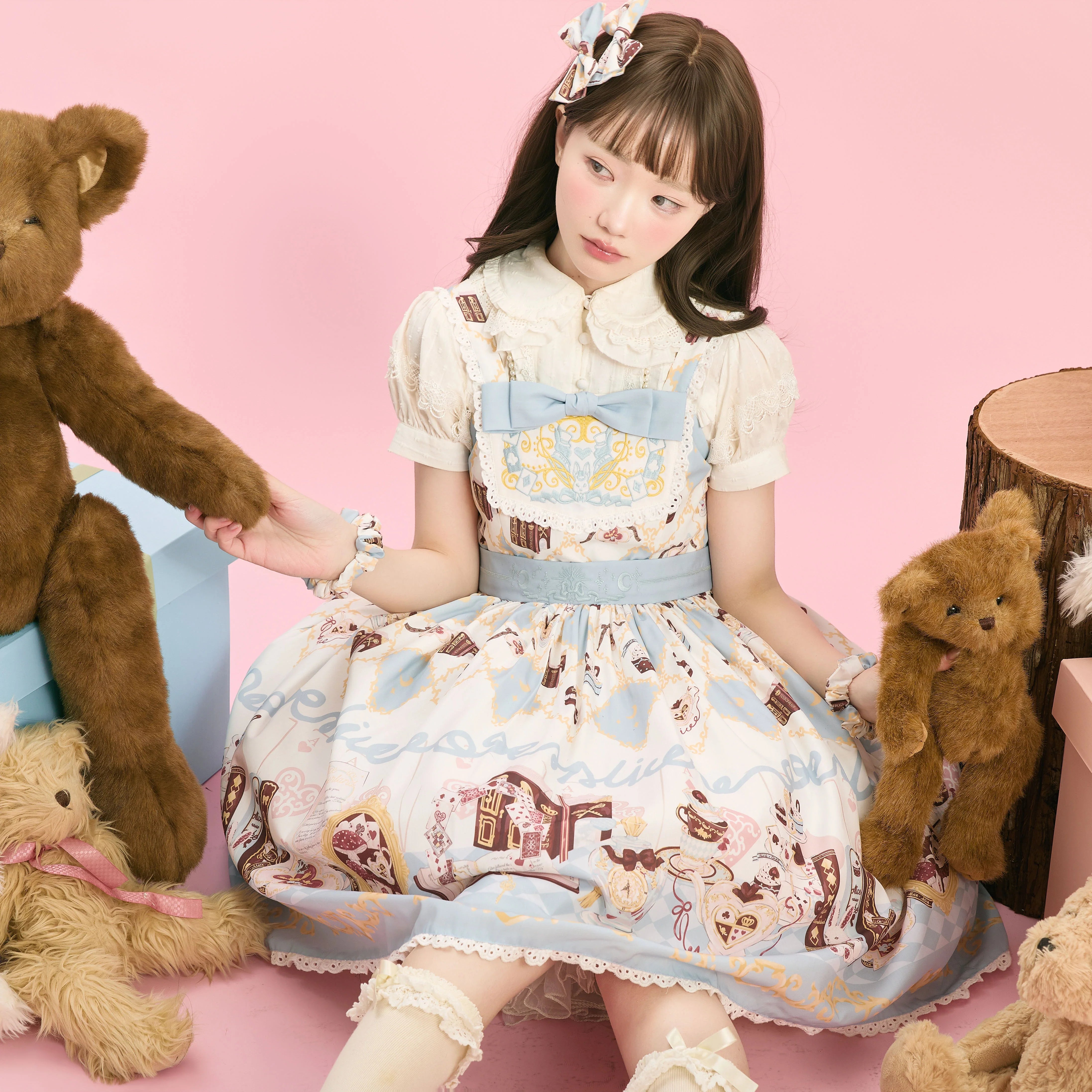 Sweet Dream Baa Baa - Alice Rabbit-  Lolita JSK & Suspender Dress