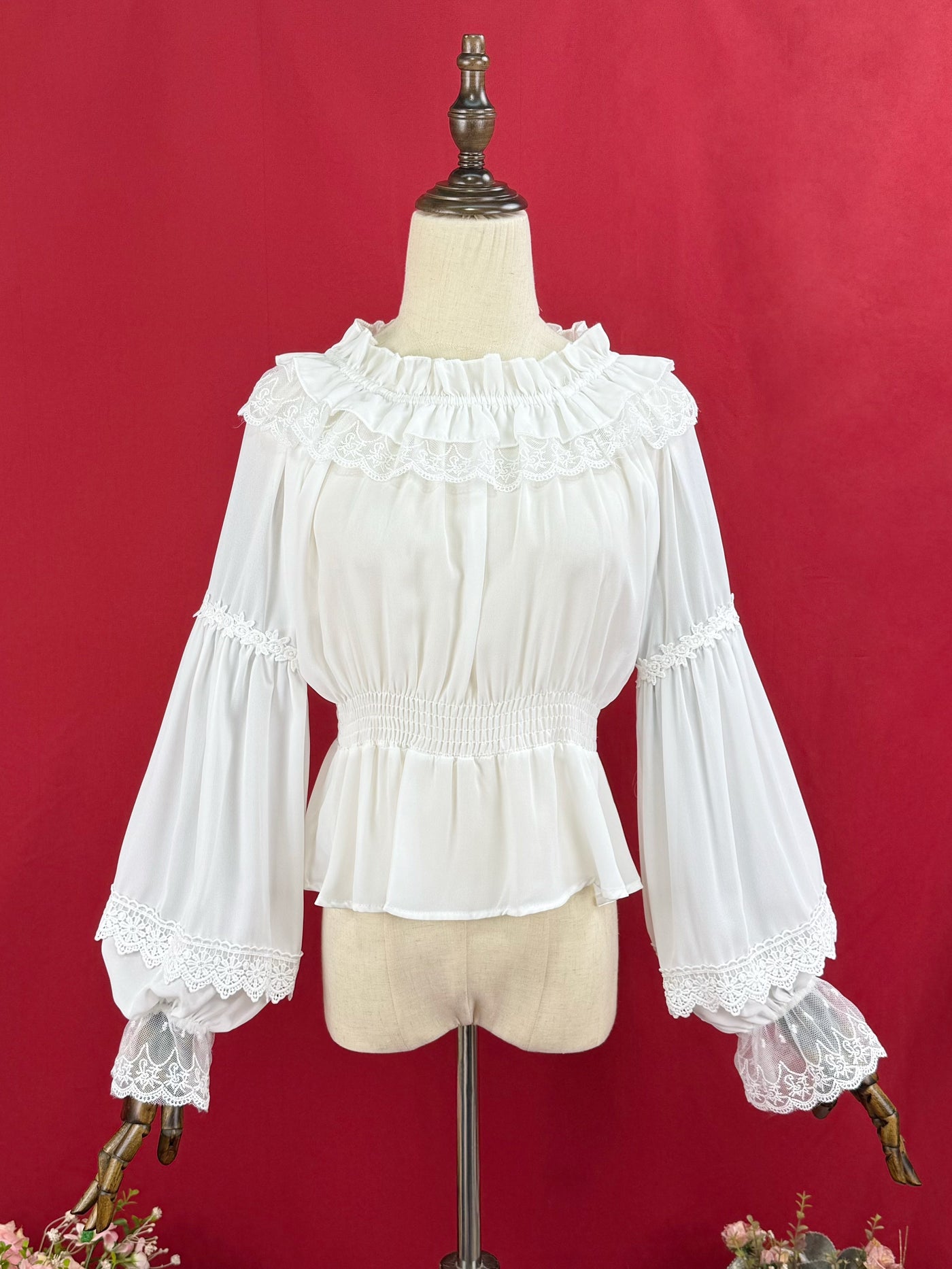 DMFS Lolita - Chiffon Off-Shoulder Classic Lolita - Blouse Innerwear