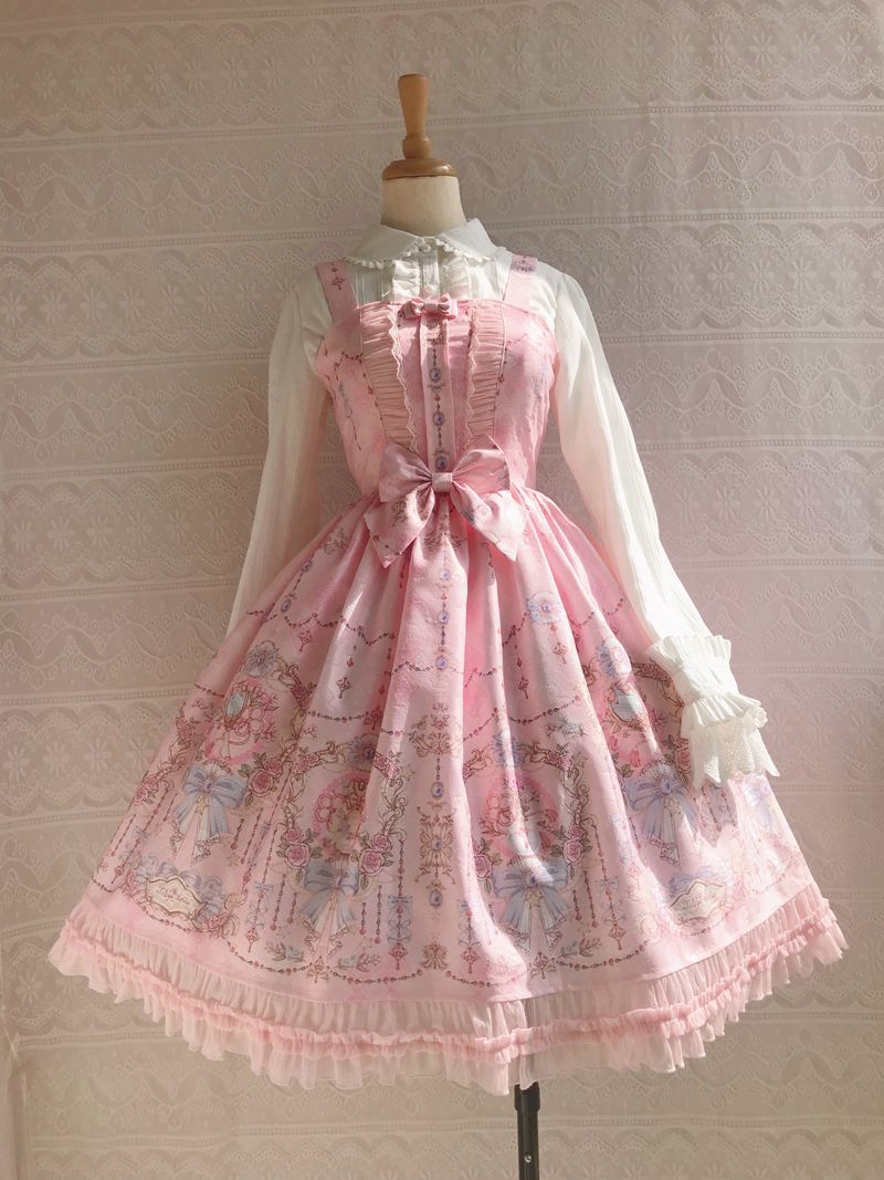 Yilia - Sweet Printing Winter Lolita JSK - Dress JSK Dress