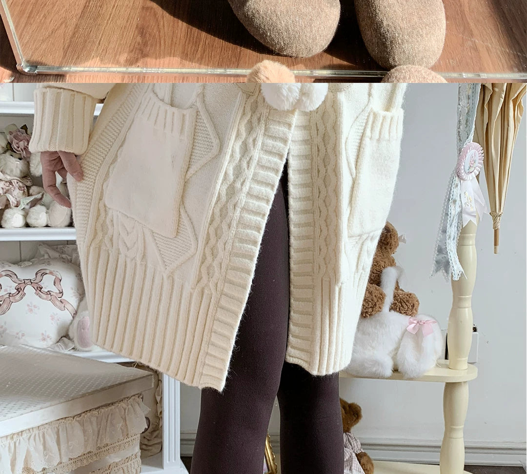 roji roji - Ribbed Fleece Basics - Tights with Ribbed Texture and Footed or Stirrup Styles